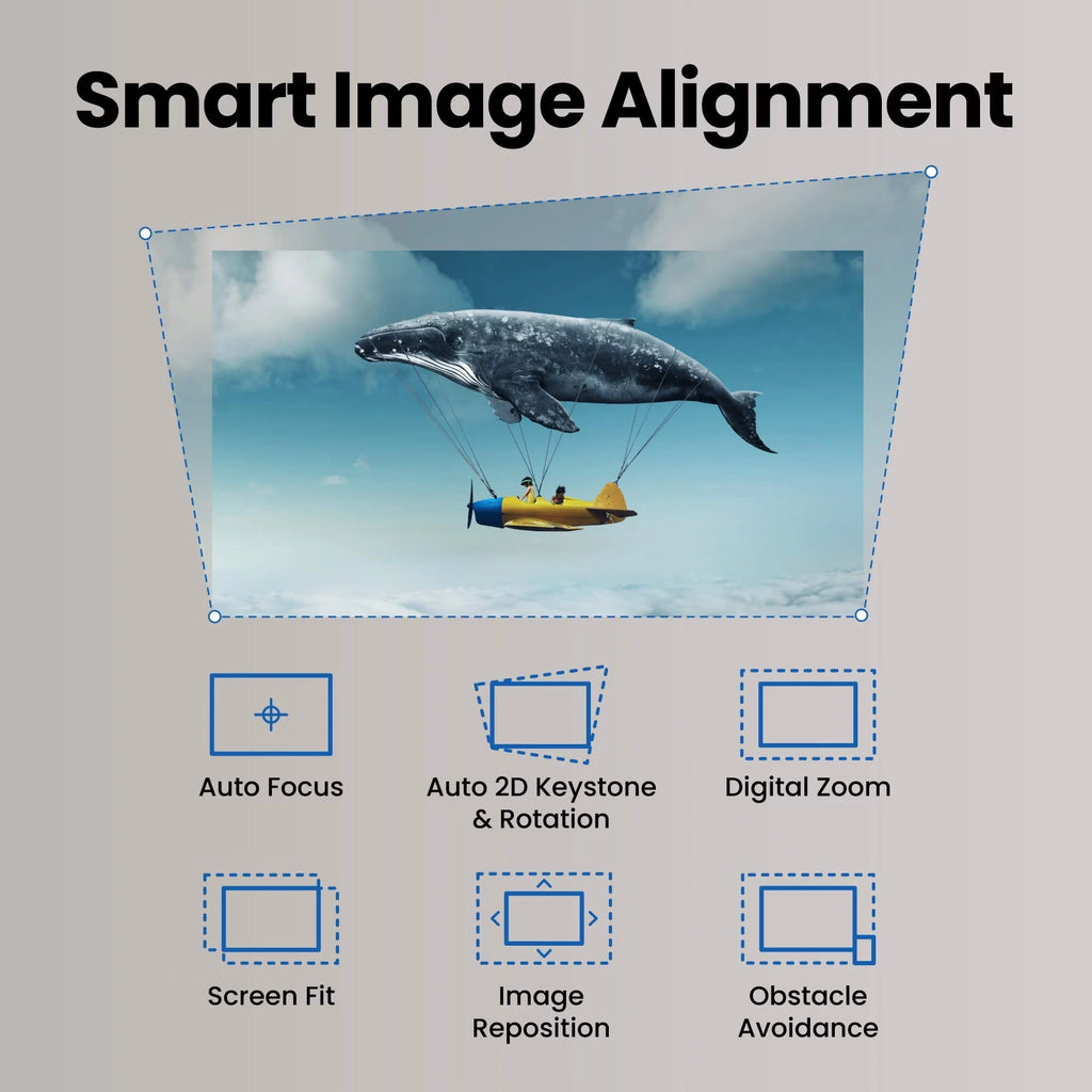 BenQ GP520 | 4K HDR 2600lm Home Entertainment Projector with Google TV