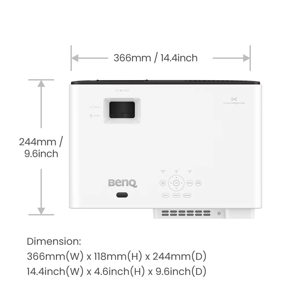BenQ X500i | 4K HDR 4LED Short Throw Open World Console Gaming Projector