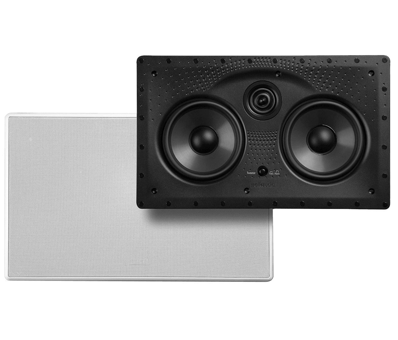 Polk 255C-LS High-Quality In-Wall Center Channel Speaker with 5.25" Drivers
