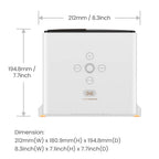 BenQ X300G | 4K HDR Short Throw Portable Console Gaming Projector with Low Input Lag