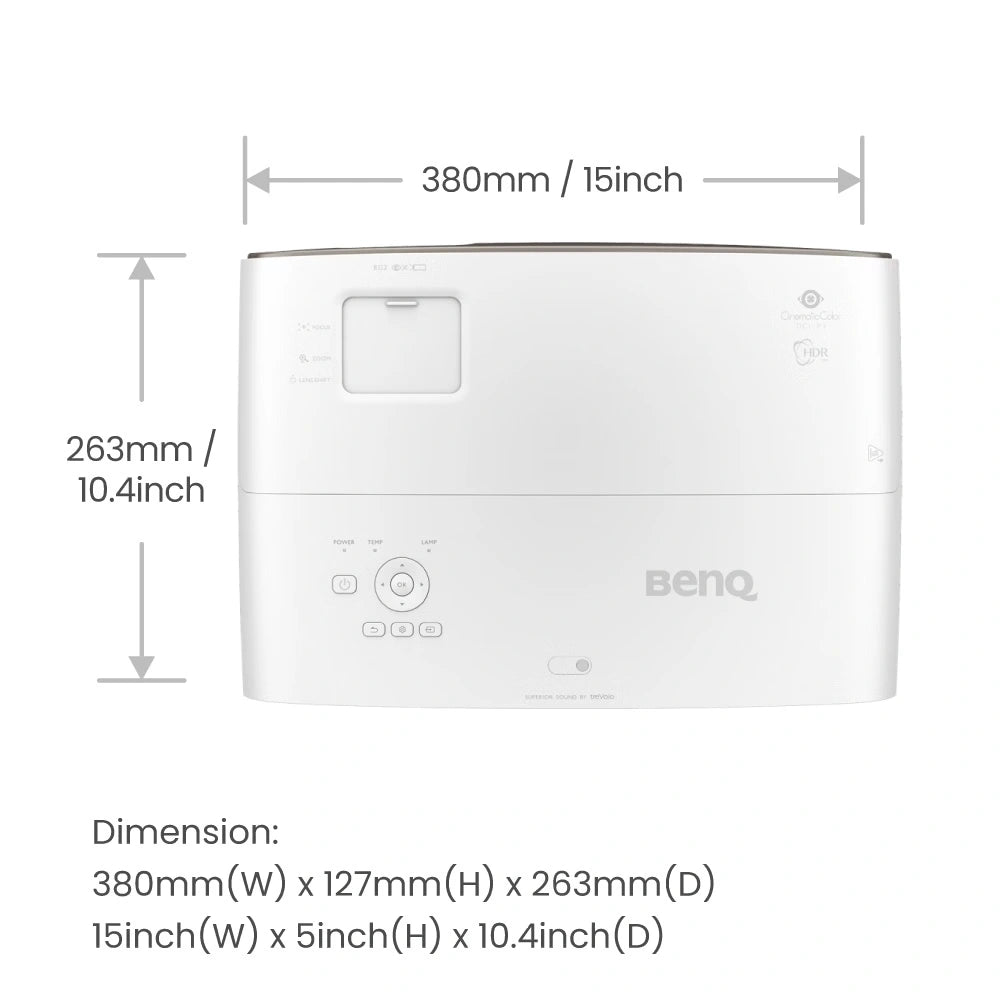 BenQ W2710i｜True 4K Smart Home Theater Projector with Perfect HDR & DCI-P3