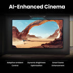 BenQ W2720i | 4K 2500lm LED Home Theater Projector with Delta E<3 Color Accuracy and AI Enhanced Picture