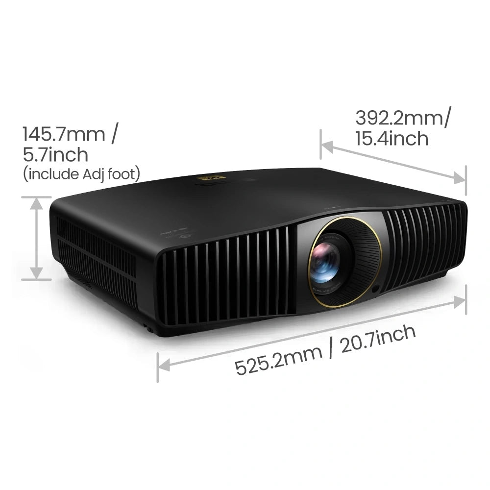 BenQ W5800 | True 4K Laser Projector with 100% DCI-P3 & Delta E < 1