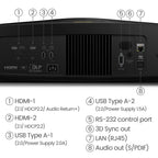 BenQ W5850 | True 4K Laser Projector with 100% DCI-P3 & Delta E < 2