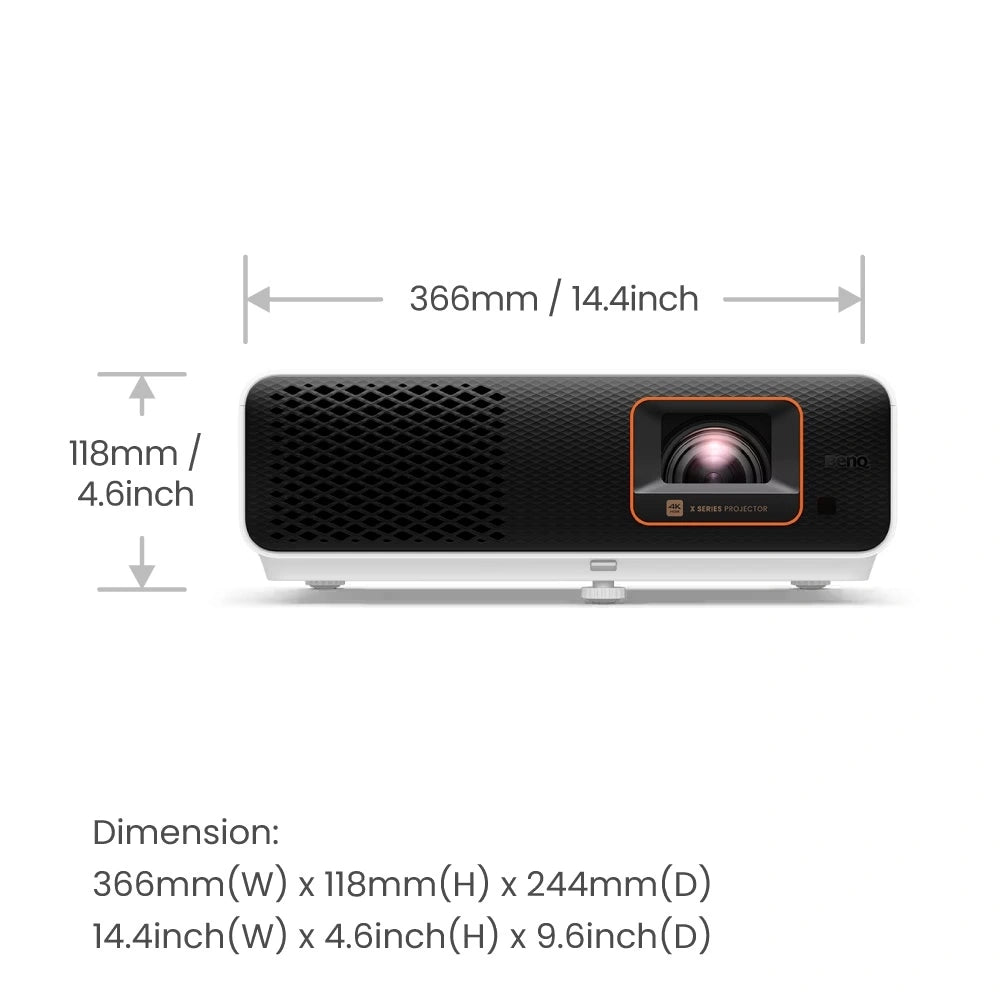 BenQ X500i | 4K HDR 4LED Short Throw Open World Console Gaming Projector