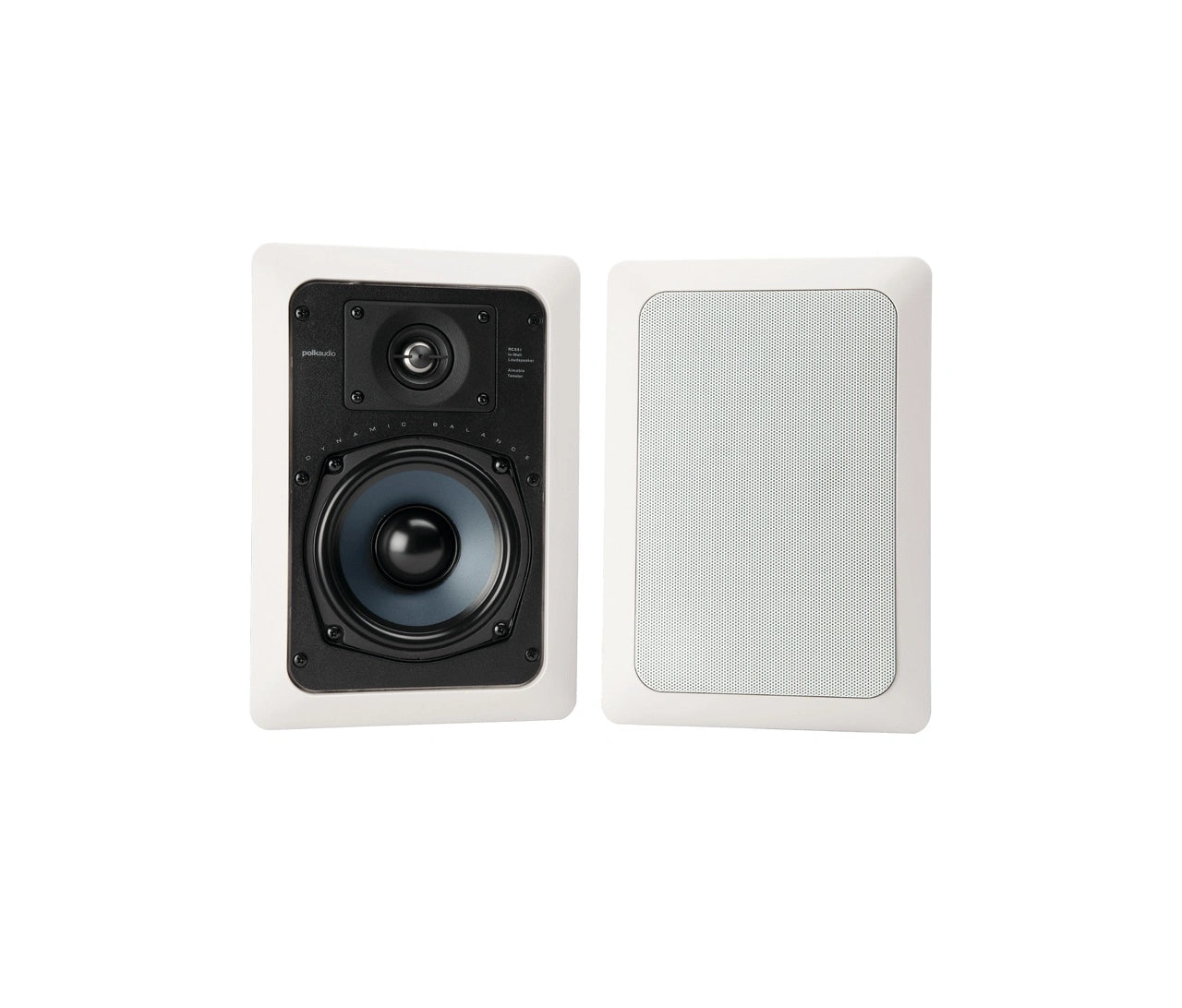 Polk RC55i High-Quality In-Wall Speakers with 5.25" Drivers