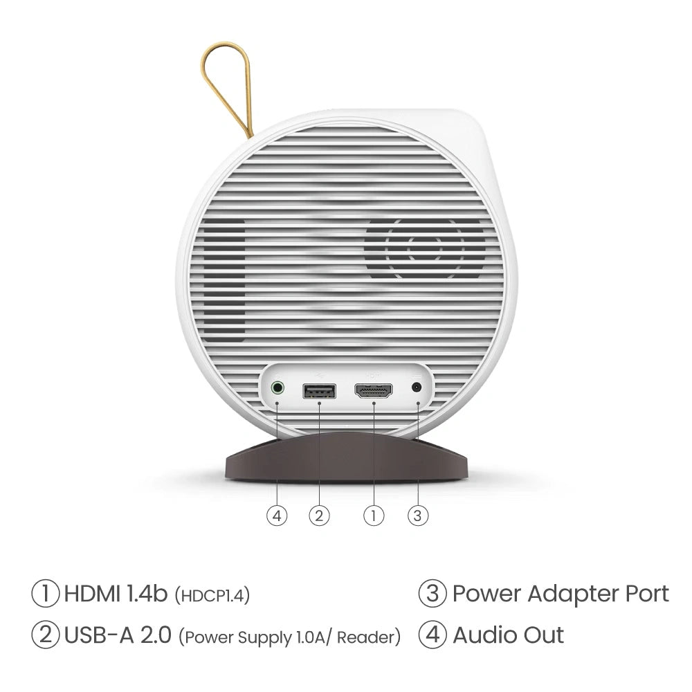 BenQ GV11 | Portable Smart Projector with Rotating Angle Projection, Android TV, Wireless Casting