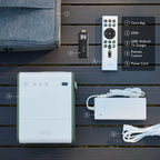 BenQ GS50 | 1080p Outdoor Projector with 2.1 CH Bluetooth Speakers, IPX2