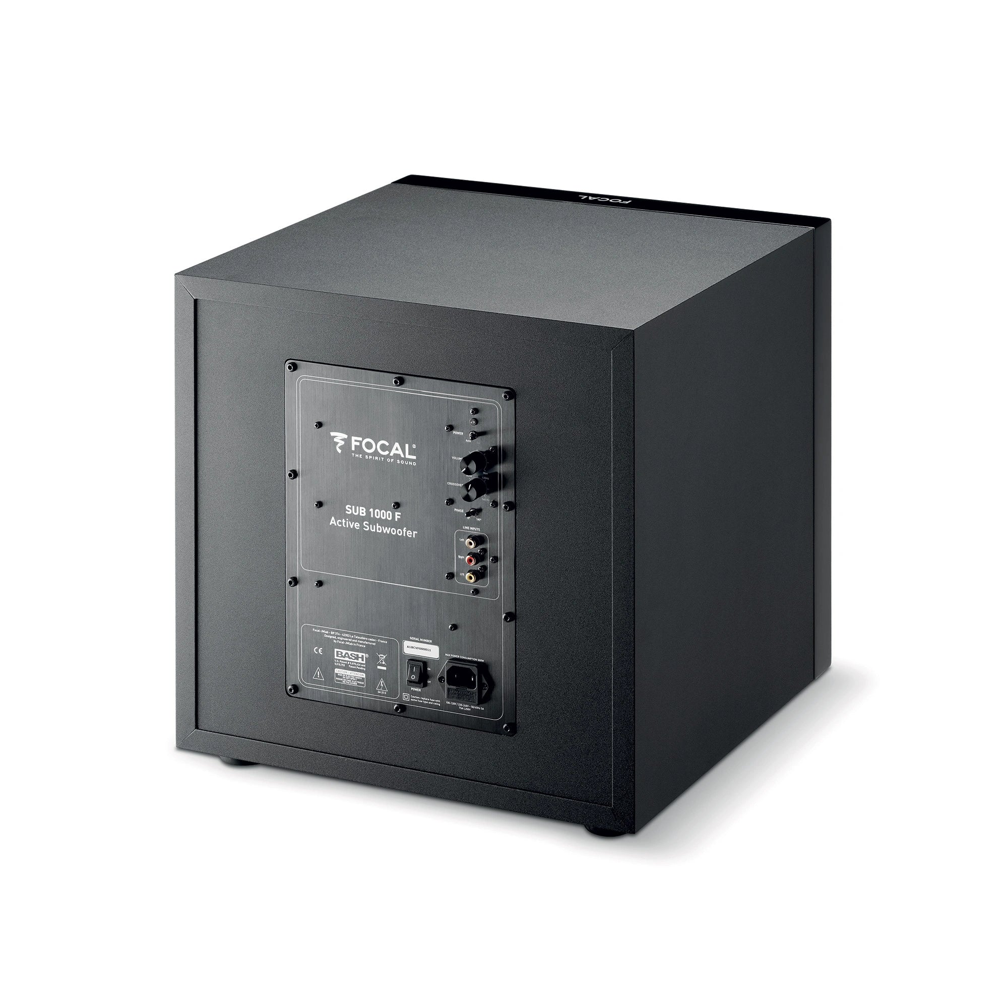 Focal SUB 1000F  Amplified and compact subwoofer