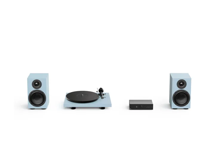 Pro-Ject  Colourful Audio System E All-In-One True Analog HiFi Stereo System