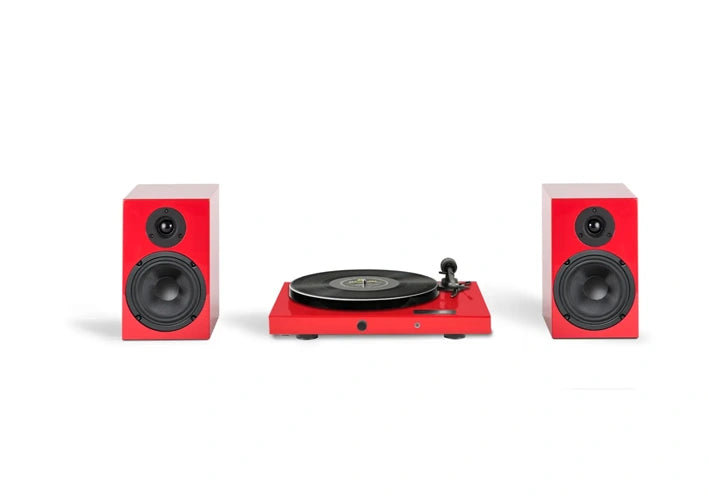 Pro-Ject Juke Box E1 HiFi Set Audiophile turntable system with speakers