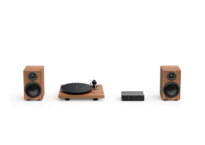 Pro-Ject  Colourful Audio System E All-In-One True Analog HiFi Stereo System